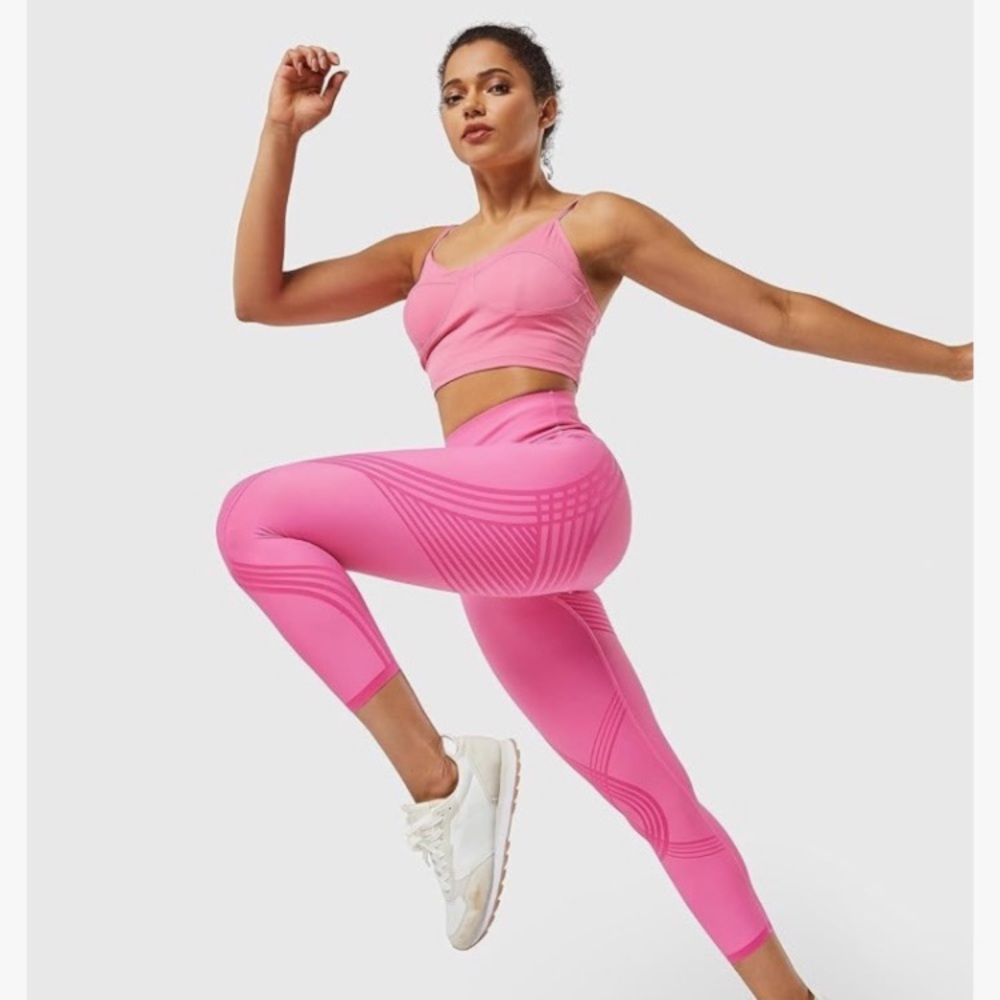 Stylish Pink Women's Leggings,no size tag 🩷reversible
